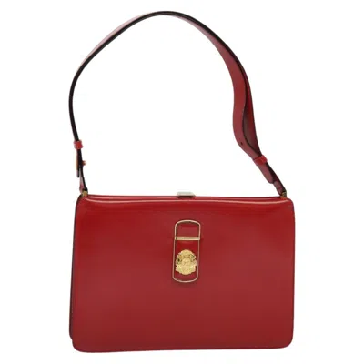 Pre-owned Celine Céline Red Leather Shoulder Bag ()