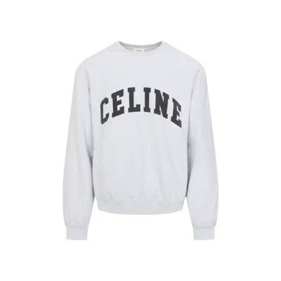 Celine Relaxed Cotton Sweatshirt In Multi