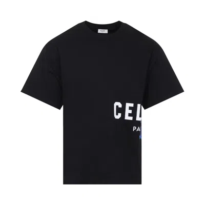 Pre-owned Celine Relaxed T-shirt 'black/white/blue' | Men's Size Xl