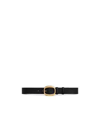Celine Retro Belt In Black