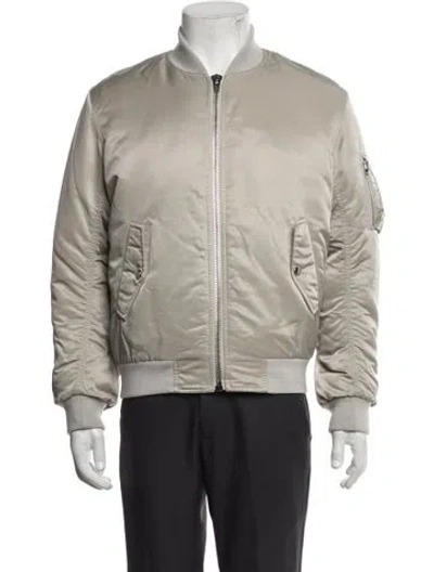 Pre-owned Celine Reversible Bomber Bomber Jacket In Neutrals