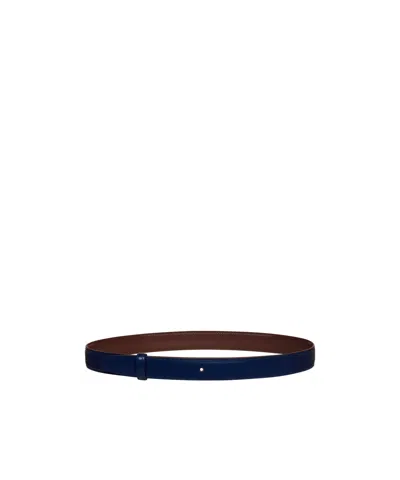 Celine Reversible Strap 25 In Taurillon In Blue