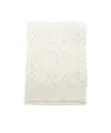 Celine Rib Knitted Scarf In White