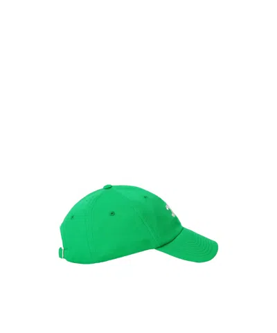 Celine Richelieu Cap In Light Cotton Twill In Green