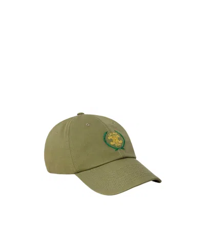 Celine Richelieu Cap In Light Cotton Twill In Uniform Kaki