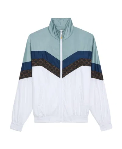Celine Right-collar Casual Jacket In Optical White