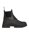 Celine Riley Ankle Boot In Calfskin In Black