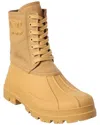 Celine Riley Canvas Boot In Brown