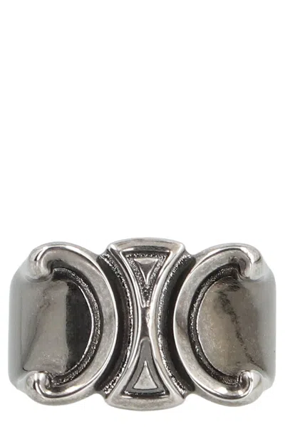 Celine Ring Triumph In Metallic