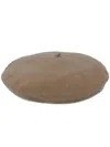 Celine Céline Robert Knitted Beret Hat In Beige