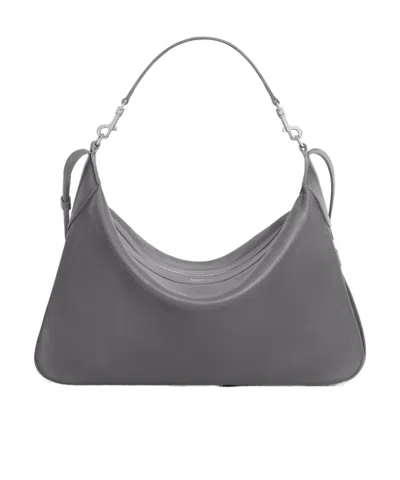 Celine Romy Large Shoulder Bag In Gray