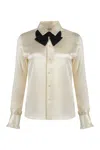 Celine Romy Silk Shirt In White
