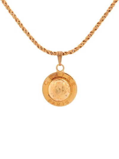Pre-owned Celine Rope-chain Pendant Necklace
