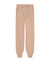 Celine Rope Knitted Sweatpants In Camel