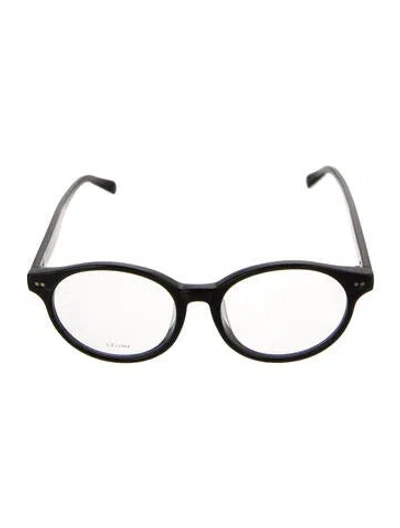 Pre-owned Celine Round Eyeglasses In Black