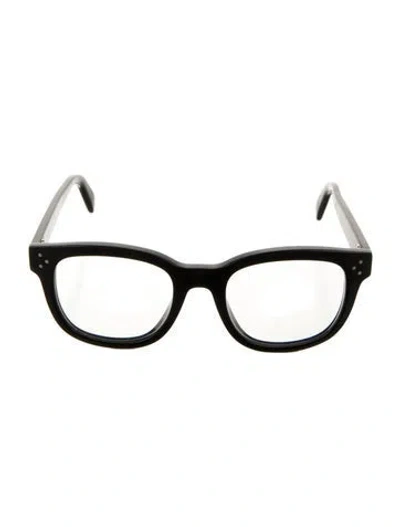 Pre-owned Celine Round Eyeglasses In Black