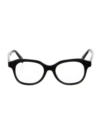 Pre-owned Celine Round Eyeglasses In Black