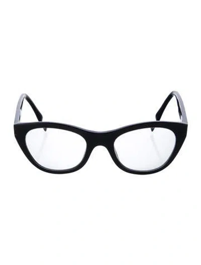 Pre-owned Celine Round Eyeglasses In Black