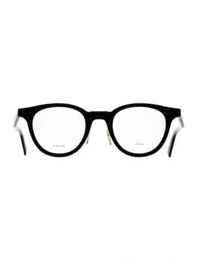 Pre-owned Celine Round Eyeglasses In Black