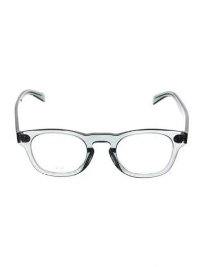 Pre-owned Celine Round Eyeglasses In Blue