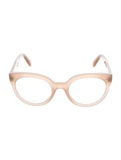 Pre-owned Celine Round Eyeglasses In Neutral