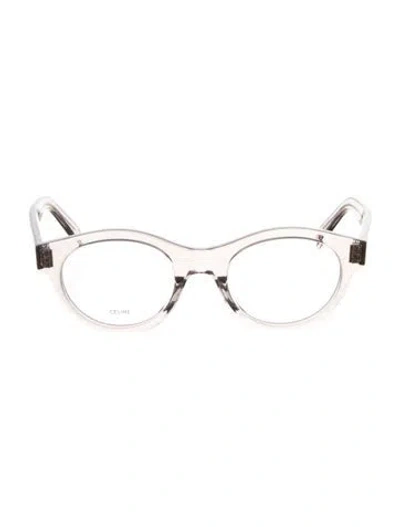 Pre-owned Celine Round Eyeglasses In Neutral