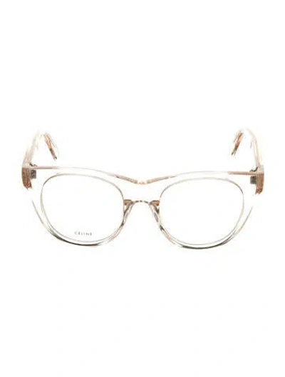 Pre-owned Celine Round Eyeglasses In Pink