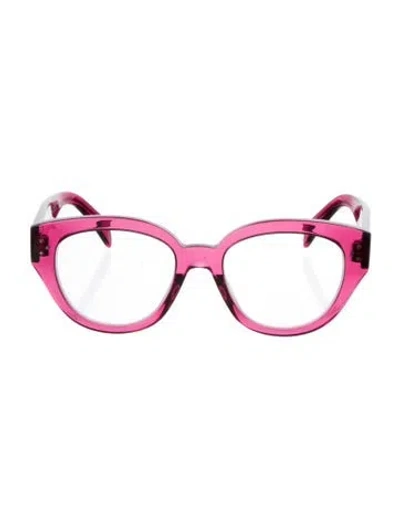 Pre-owned Celine Round Eyeglasses In Pink