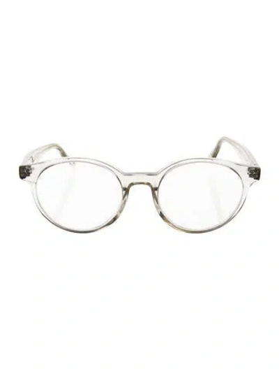 Pre-owned Celine Round Eyeglasses In Transparent