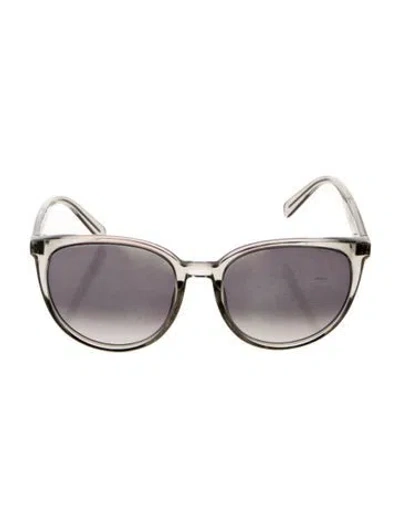 Pre-owned Celine Round Gradient Sunglasses In Grey