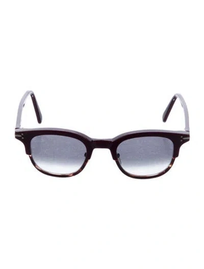 Pre-owned Celine Round Gradient Sunglasses In Red