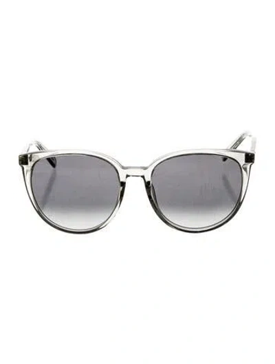 Pre-owned Celine Round Gradient Sunglasses In Transparent