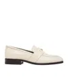 Celine Round Head Loafer Shoes In White