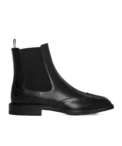 Celine Round-head Short Boots In Multicolor