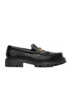 Celine Margaret Loafer With Triomphe Chain In Shiny Bull In Black