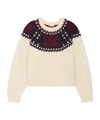 Celine Round-collar And Long-sleeved Sweater In Nude