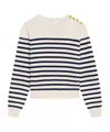 Celine Sweater With Hood In Alpaca Wool In White