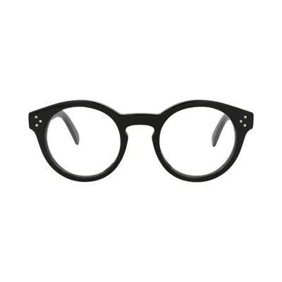 Pre-owned Celine Round Optical Glasses 'black/transparent' | Men's Size Onesize