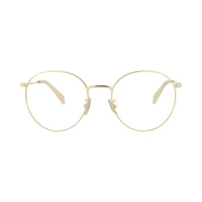 Pre-owned Celine Round Optical Glasses 'gold/transparent' | Women's Size Onesize