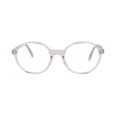 Pre-owned Celine Round Optical Glasses 'lilac/transparent' | Purple | Women's Size Onesize