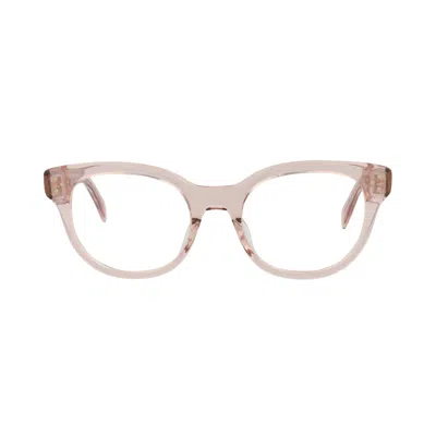 Pre-owned Celine Round Optical Glasses 'pink/transparent' | Women's Size Onesize