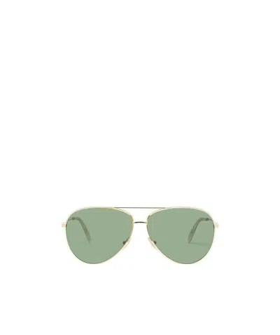 Celine Round Sunglasses In Green