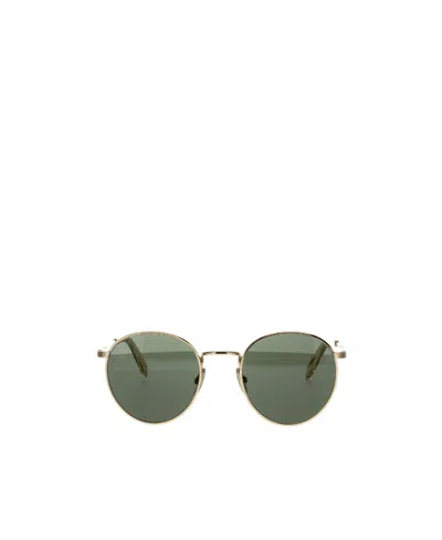 Celine Round Sunglasses In Green