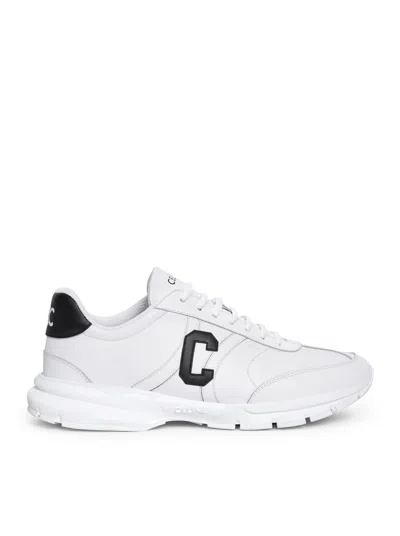 Celine Runner Cr-02 Low Lace-up Trainer In Calfskin