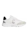 Celine Runner Cr-02 Low Lace-up Sneaker In Calfskin, Suede Calfskin And Matte Metallic Calfskin