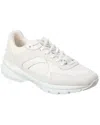 Celine Runner Cr-03 Low-top Lace-up Sneaker In Mesh In White