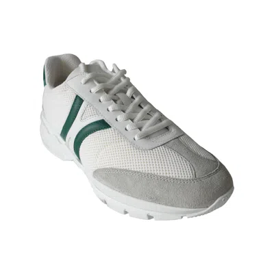 Celine Runner Cr-01 Low Mesh Calfskin Suede Sneaker Optic White In Multi