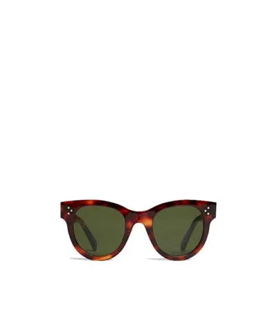 Celine S003 Cat-eye Sunglasses In Green