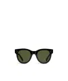 Celine Cat Eye S003 Sunglasses In Acetate With Mineral Glass Lenses In Green