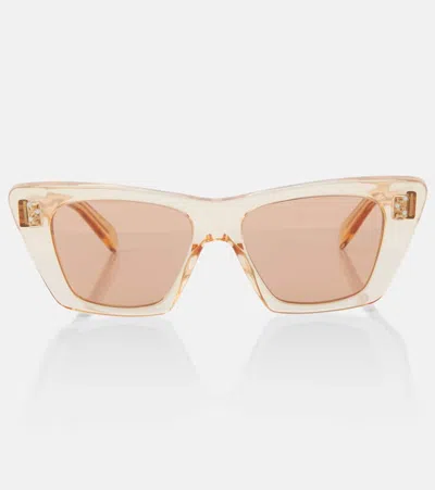 Celine S187 Cat-eye Sunglasses In Orange